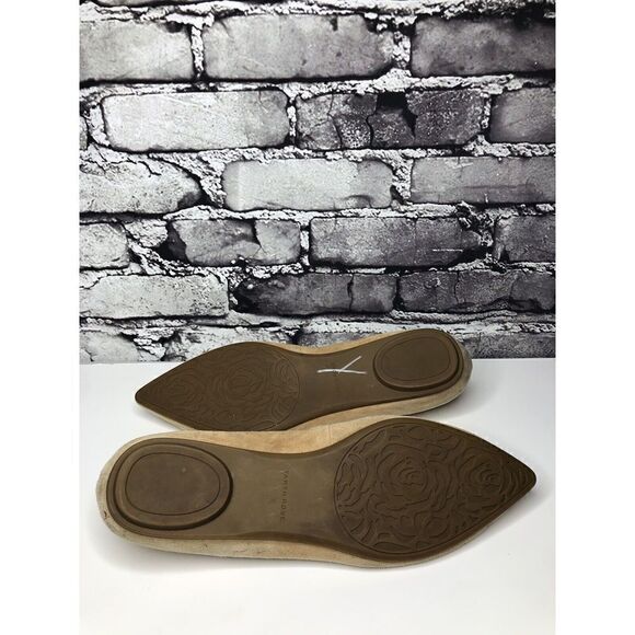 Taryn RoseFrida Beige Suede Rose Ballet Flats Shoes Sz Women’s Sz 8.5B US/38.5EU - Picture 12 of 16